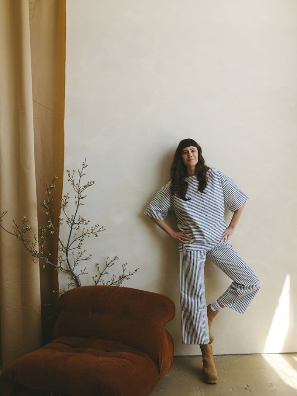 Rachel Comey Ode Top & Puerto Pant Stripe Set